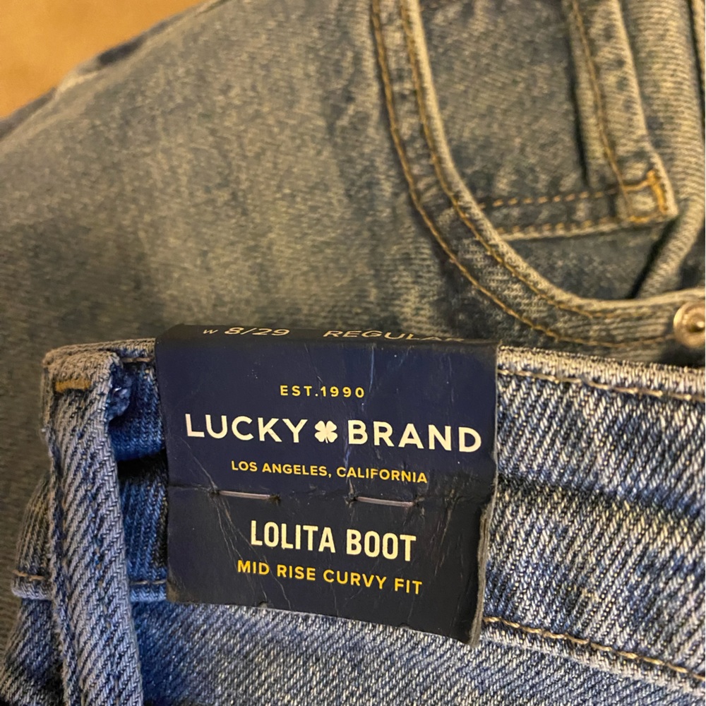 NWT Lucky Perfect Boot Cut Jeans 29/8 - Picture 8 of 9